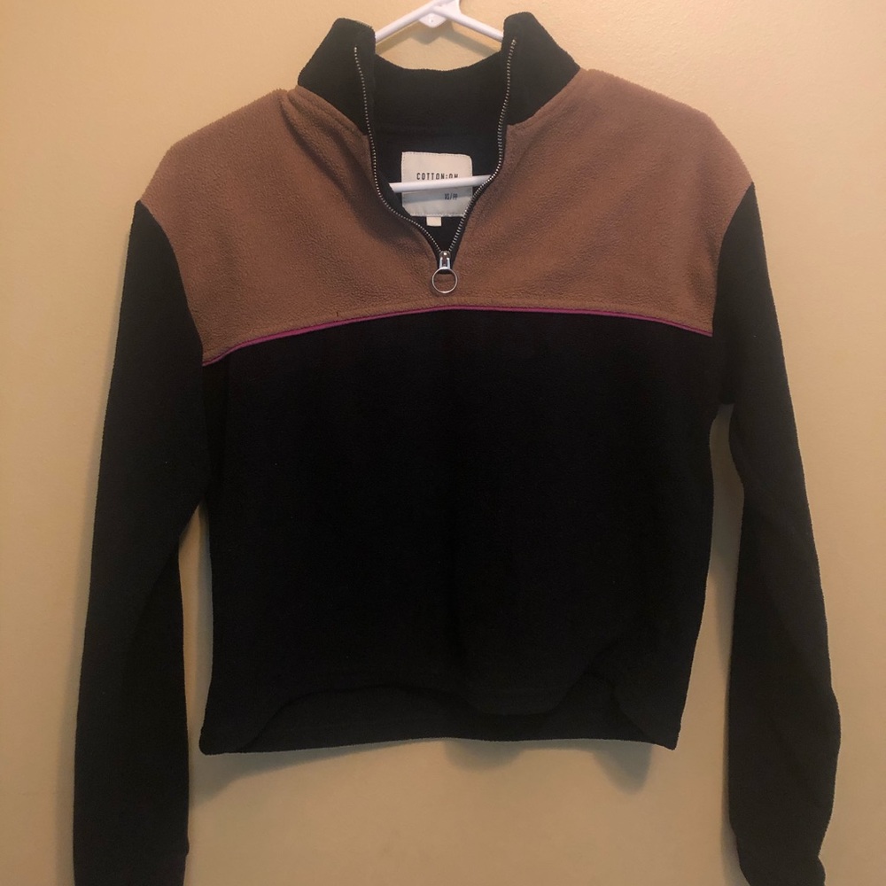 Mock neck sweatshirt